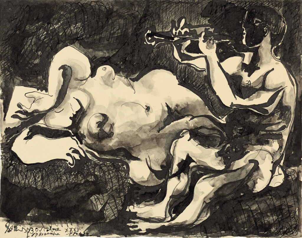 View full screen - View 1 of Lot 243. Le Joueur de clarinette.
