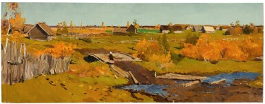 View full screen - View 1 of Lot 51. VLADIMIR FEDOROVICH STOZHAROV | AUTUMN, IVSHINO.