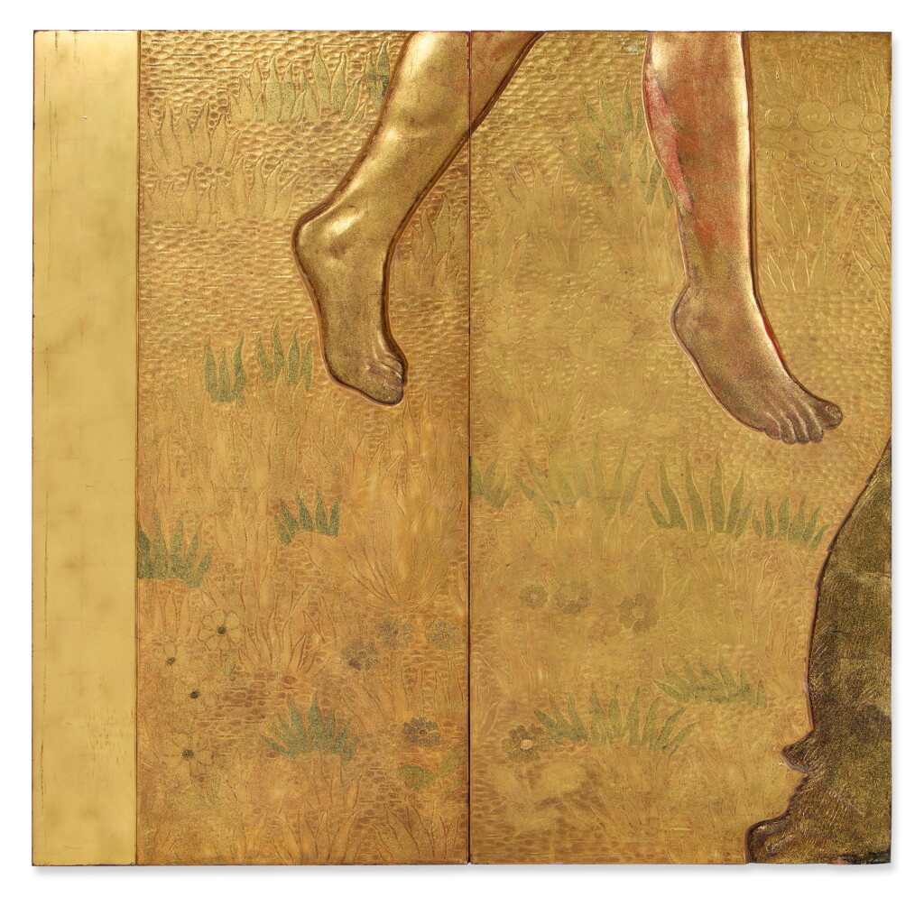 View full screen - View 1 of Lot 82. Two Panels from “Les Vendages”.