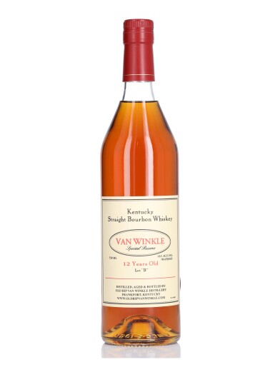 View full screen - View 1 of Lot 161. Van Winkle 12 Year Old Special Reserve Lot "B" 90.4 proof NV (1 BT 75cl).