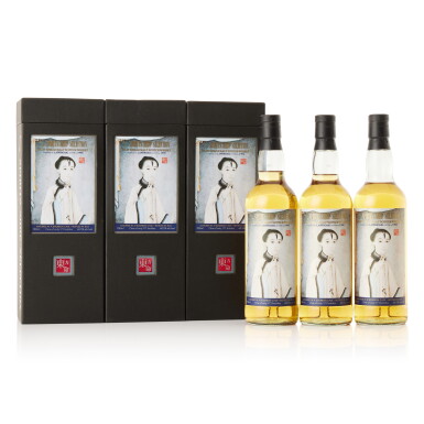 View full screen - View 1 of Lot 9528. Laphroaig Sansibar Spirits Shop Selection 20 Year Old 60.5 abv 1996 (3 BT70).