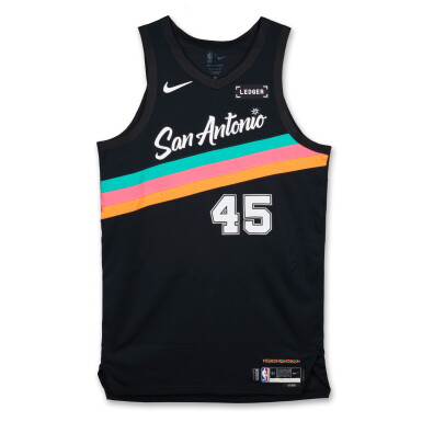 View full screen - View 1 of Lot 17. Mason Plumlee San Antonio Spurs 2026 NBA Playoffs Western Conference Round 1 Game Issued City Edition Jersey | Game 1.