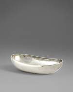A Louis XIV Silver Small Boat-Form Hunting Cup, Maker's Mark IB, Probably Poitou, Circa 1710