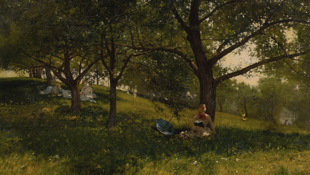 View full screen - View 1 of Lot 36. WALTER LAUNT PALMER | IN THE ORCHARD.