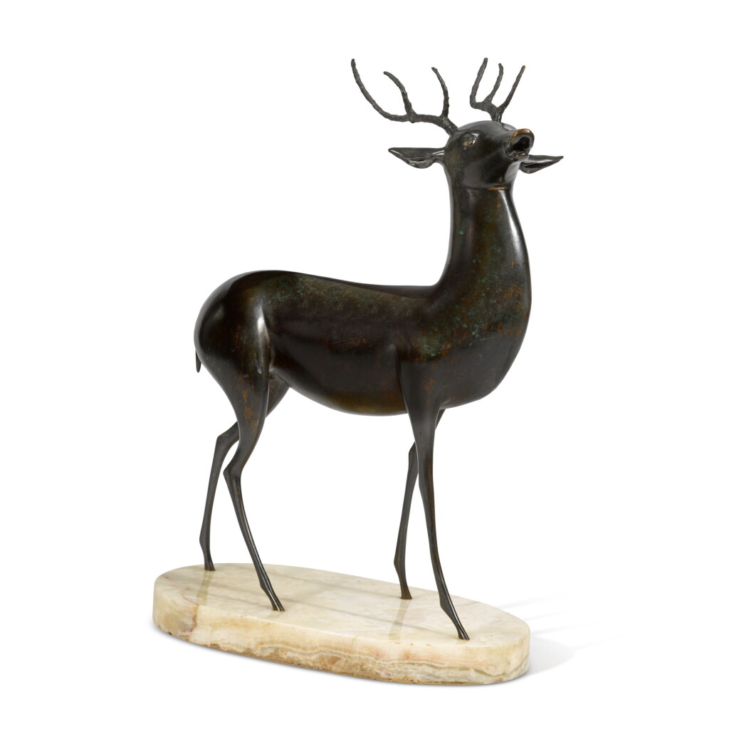 View full screen - View 1 of Lot 163. Standing Buck.