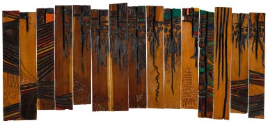 View full screen - View 1 of Lot 38. EL ANATSUI | CROWD AWAITING .