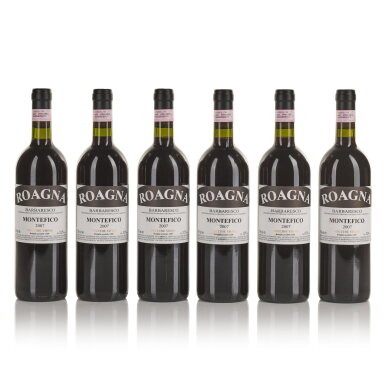View full screen - View 1 of Lot 400. Barbaresco Montefico Vecchie Vigne 2007 Roagna (6 BT).