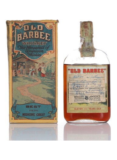 View full screen - View 1 of Lot 242. Old Barbee 11 Year Old 100 Proof 1916 (1 Pint).
