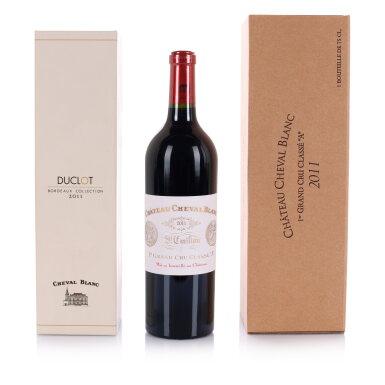 View full screen - View 1 of Lot 222. Château Cheval Blanc 2011 (3 BT).