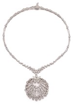 GRAFF | 'BUTTERFLY' DIAMOND PENDENT NECKLACE | 格拉夫 | 'Butterfly' 鑽石項鏈