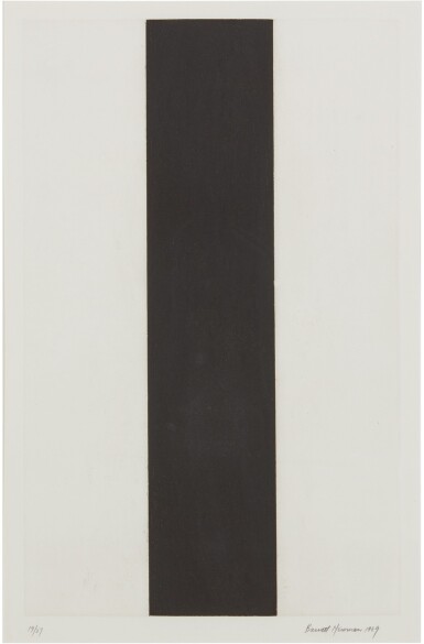 View full screen - View 1 of Lot 205. BARNETT NEWMAN | UNTITLED ETCHING 2.