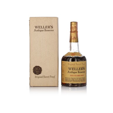 View full screen - View 1 of Lot 661. Weller's Antique Reserve 10 Year Old 110 proof NV (1 4/5QT).