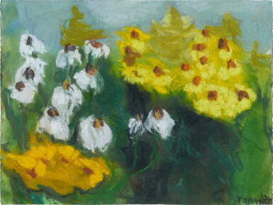 View full screen - View 1 of Lot 75. Rudbeckia und Margeriten (Rudbeckia and Margerites).