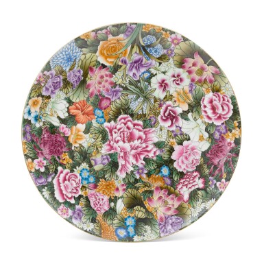 View full screen - View 1 of Lot 887. AI WEIWEI | SMALL PLATE WITH FLOWERS.