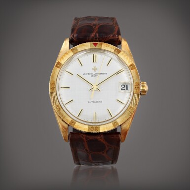View full screen - View 1 of Lot 480. Thunderbird, reference 6782 Montre bracelet en or jaune avec date | Yellow gold wristwatch with date Vers 1965 | Circa 1965.
