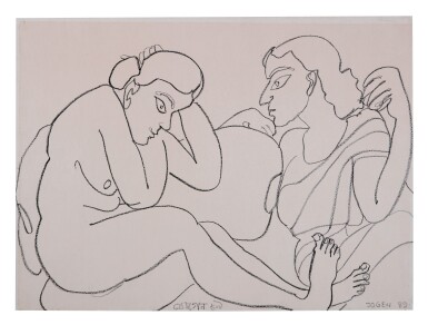 View full screen - View 1 of Lot 46. Two Women.