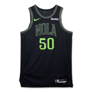 View full screen - View 1 of Lot 59. Jeremiah Robinson-Earl New Orleans Pelicans 2023-2024 In-Season Tournament Game Issued City Edition Jersey.