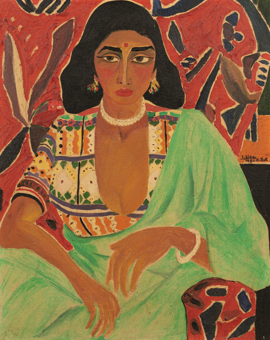 View full screen - View 1 of Lot 49. YOUSEFF SIDA | HINDYA (INDIAN WOMAN).