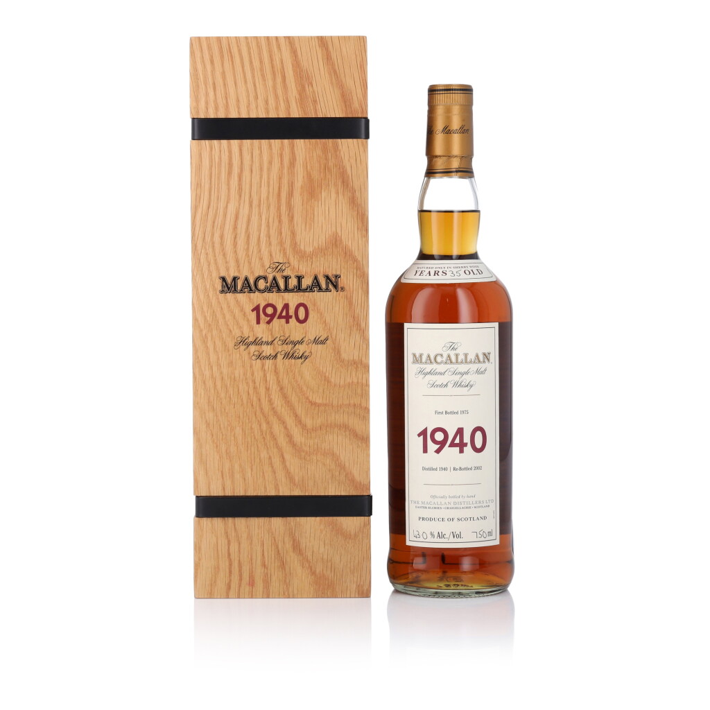 View full screen - View 1 of Lot 1049. The Macallan Fine & Rare 35 Year Old 43.0 abv 1940 (1 bt 75cl).