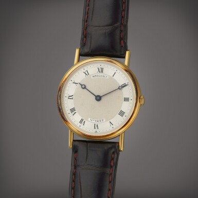 View full screen - View 1 of Lot 23. Classique, Reference 3500BA | A yellow gold wristwatch | Circa 1996.