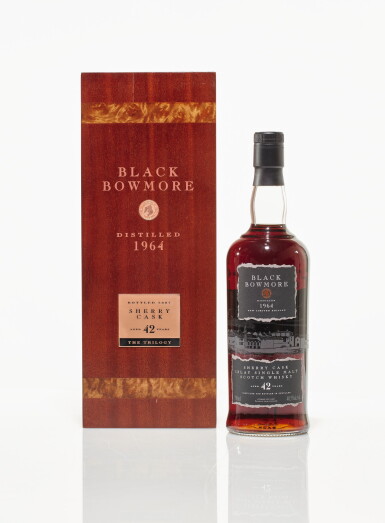 View full screen - View 1 of Lot 35. Bowmore Black, 42 Year Old, 40.5 abv 1964 (1 BT75cl).