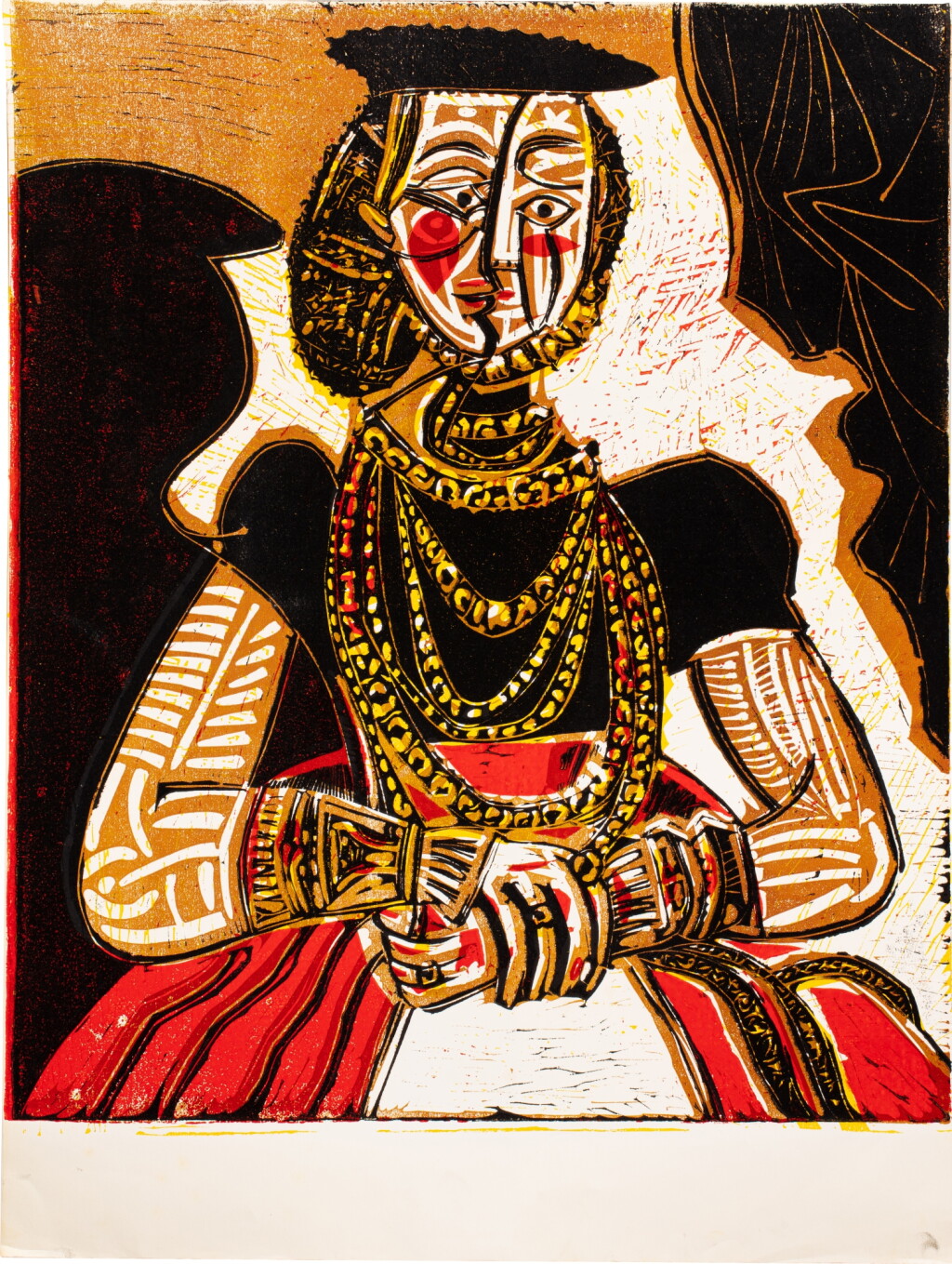 Pablo Picasso | Portrait d'une jeune fille, d'après Cranach le Jeune,