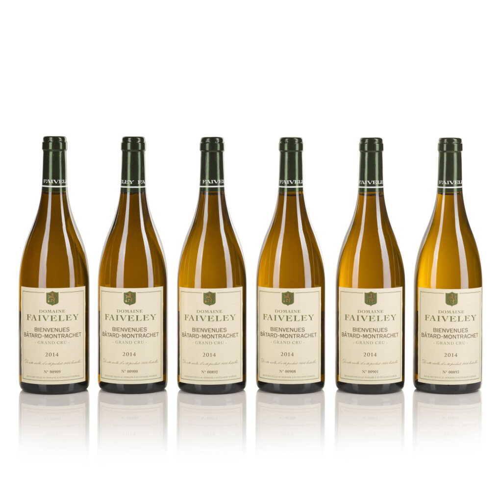 View full screen - View 1 of Lot 315. Bienvenues Bâtard Montrachet 2014 Faiveley (6 BT).