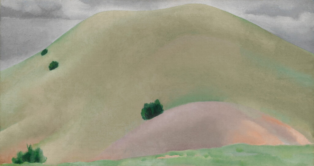 View full screen - View 1 of Lot 10. GEORGIA O'KEEFFE | NEW MEXICO LANDSCAPE AND SAND HILLS.