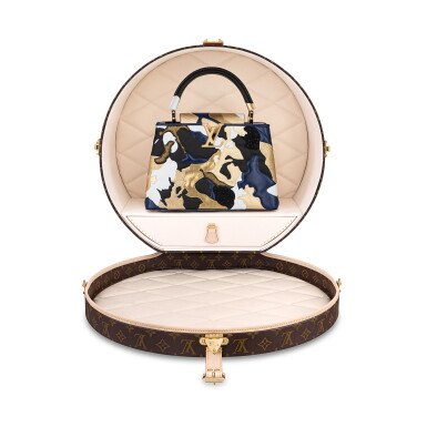 View full screen - View 1 of Lot 9. Zhao Zhao Unique Edition Calfskin and Cowhide Artycapucines MM Gold-color Hardware and Its Custom Boîte Chapeau, 2022.