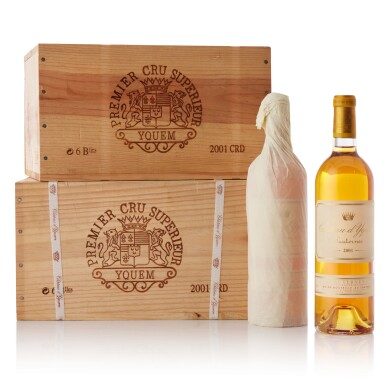 View full screen - View 1 of Lot 7201. Château d'Yquem 2001 (6 BT).