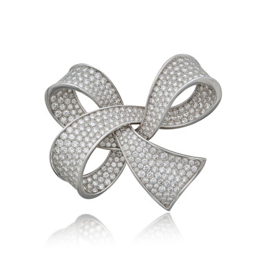 View full screen - View 1 of Lot 353. Diamond Clip-Brooch, France.
