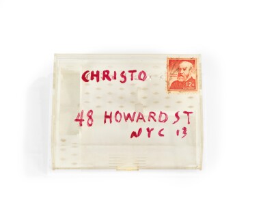 View full screen - View 1 of Lot 328. Untitled (Christo 48 Howard st NYC 13).