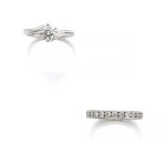 DIAMOND ETERNITY RING | TIFFANY & CO. AND A DIAMOND RING