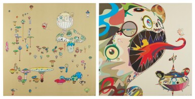 View full screen - View 1 of Lot 13. TAKASHI MURAKAMI | HOMAGE TO FRANCIS BACON (STUDY OF GEORGE DYER); AND MAKING A U-TURN, THE LOST CHILD FINDS HIS WAY HOME.