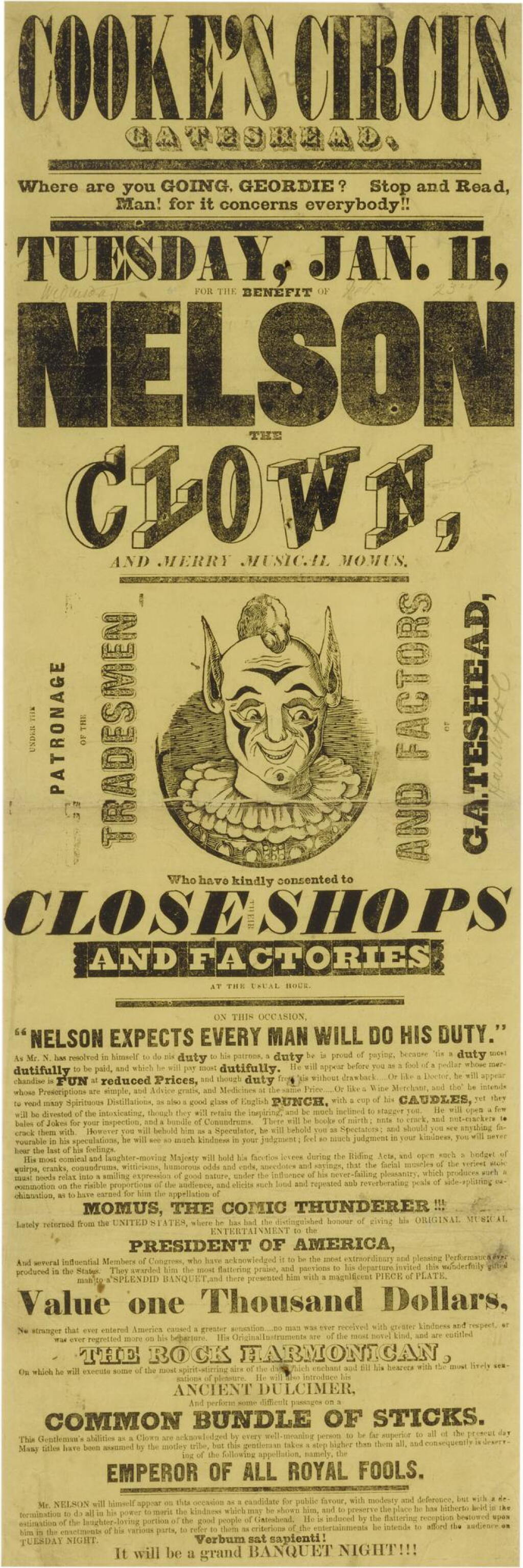 View full screen - View 1 of Lot 195. Cooke's Circus | Clowning about.