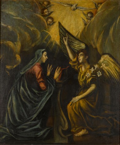 View full screen - View 1 of Lot 110. The Annunciation.