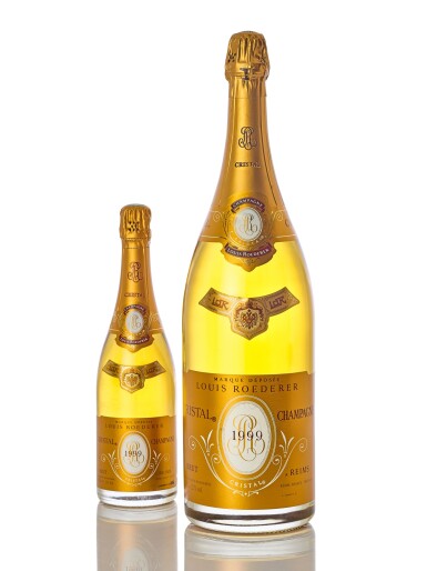 View full screen - View 1 of Lot 8145. Louis Roederer, Cristal Brut 1999 (1 JM30).