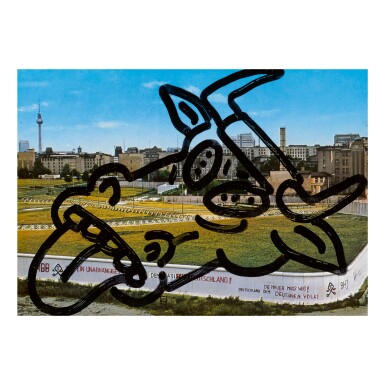 View full screen - View 1 of Lot 56. DAVID WOJNAROWICZ | UNTITLED (TO RUSSELL SHARON AND LUIS FRANGELLA FROM BERLIN).