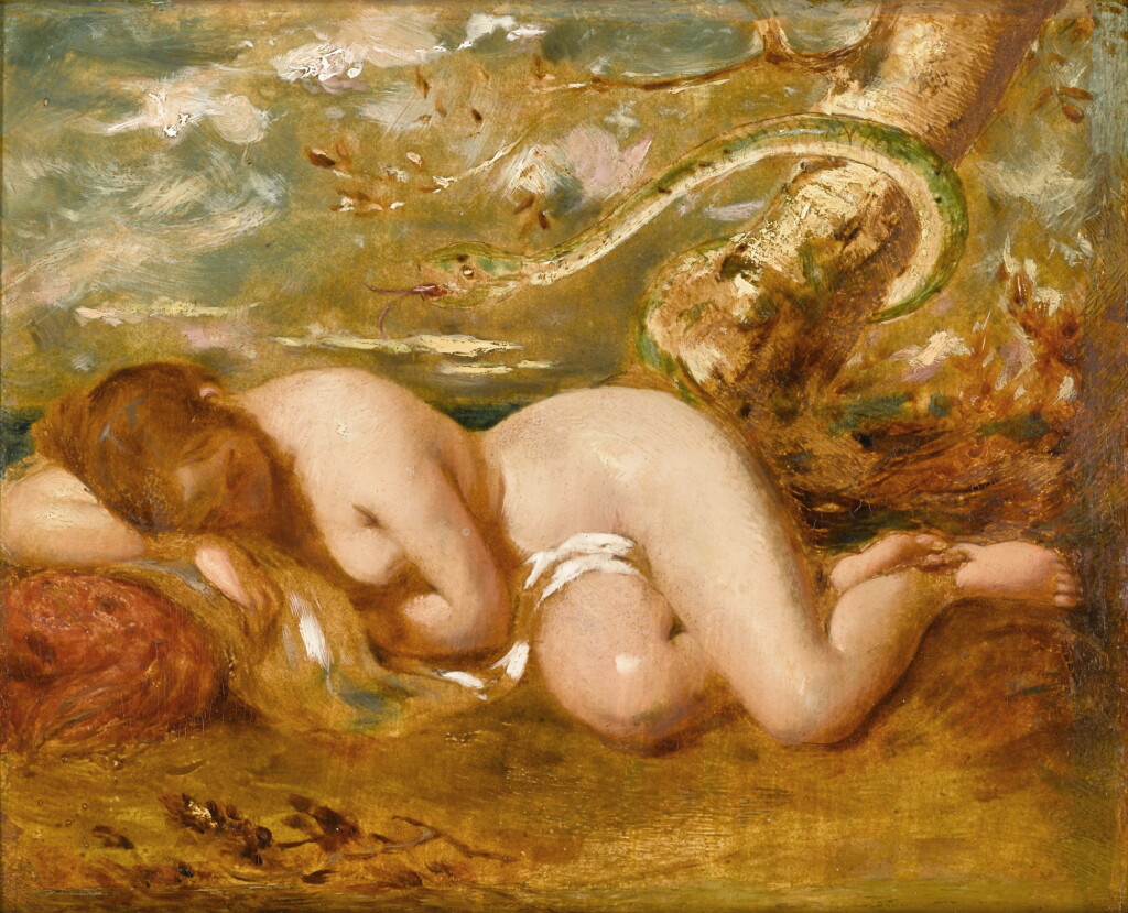 View full screen - View 1 of Lot 157. Eve and the Serpent.