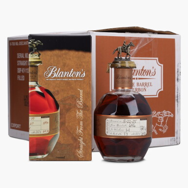 View full screen - View 1 of Lot 2395. Blanton's Straight From The Barrel 129.6 Proof NV (6 Bottles 75cl).