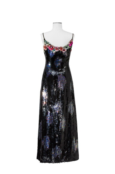 View full screen - View 1 of Lot 114. Nina Ricci par Jules-François Crahay, Haute Couture, Fall-Winter, 1963-1964, Sequined sheath-dress | Robe fourreau brodée de sequins.