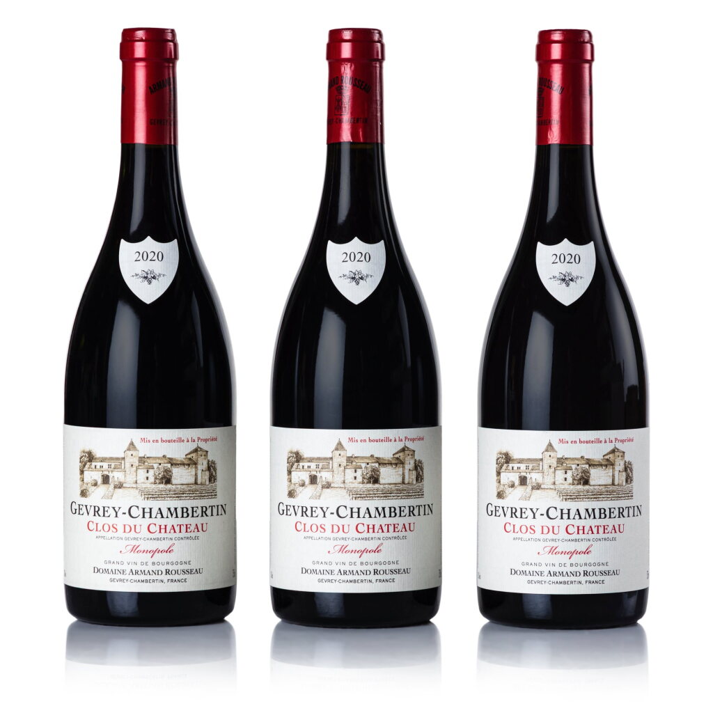 View full screen - View 1 of Lot 300. Gevrey Chambertin, Clos du Château 2020 Domaine Armand Rousseau (3 BT).