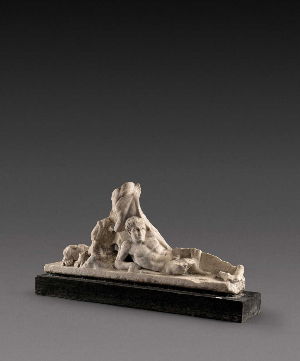 View full screen - View 1 of Lot 89. A Roman Marble Centauromachy Sarcophagus Fragment, circa mid 2nd Century A.D..