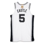 Stephon Castle San Antonio Spurs 2026 NBA Finals Game Worn Association Edition Jersey | Game 2