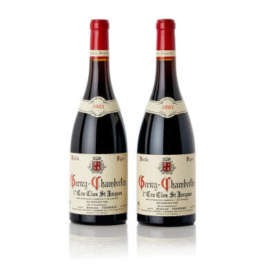 View full screen - View 1 of Lot 2540. Gevrey Chambertin, Clos St. Jacques 2002 Domaine Fourrier (4 BT).