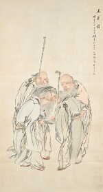 沈心海 五老圖 | Shen Xinhai, The Five Elders