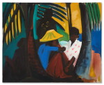 Boys Under Palm Trees