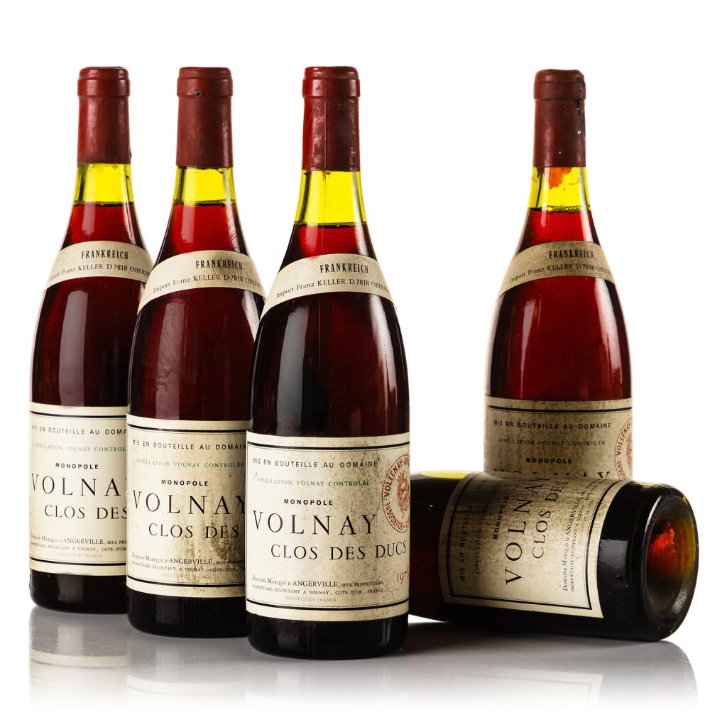 View full screen - View 1 of Lot 415. Volnay, Clos des Ducs 1978 Marquis d'Angerville (5 BT).