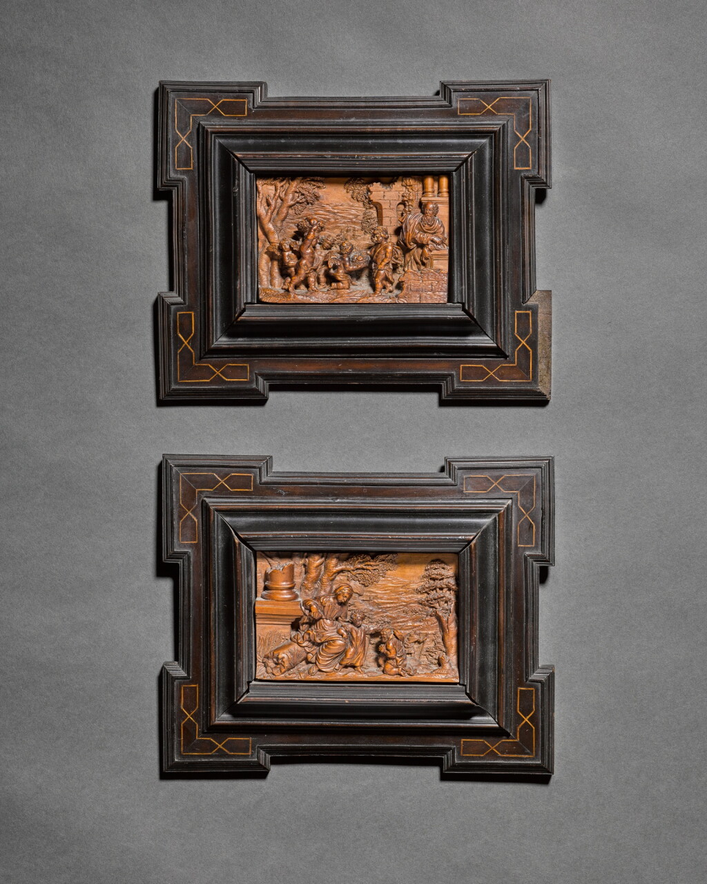 View full screen - View 1 of Lot 242. Pair of reliefs.
