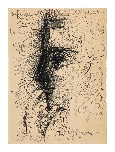 View full screen - View 1 of Lot 73. Personnage de profil (Jacqueline).